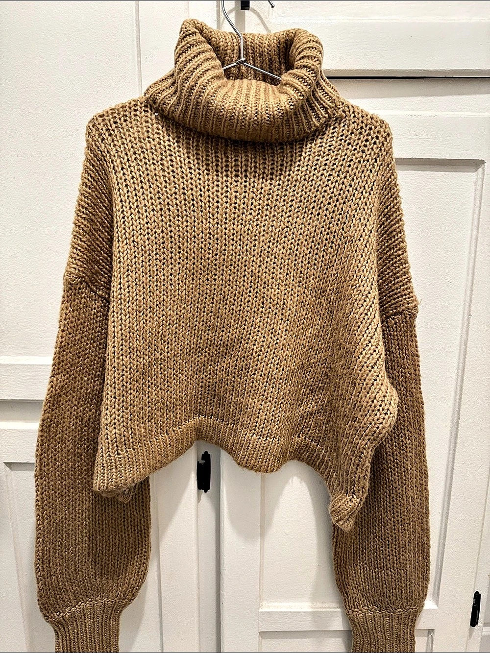 Brown Cowl Neck Sweater Like New - Picture 2 of 4